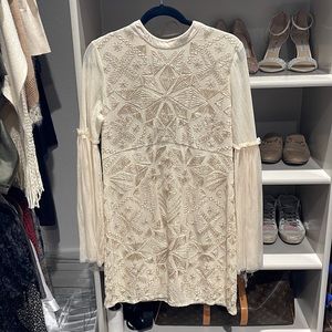 NWT free people cream dress!